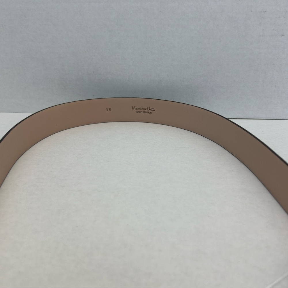 Massimo Dutti | Men’s Genuine Leather Belt | Size 95 (38”) | Made in Spain - Picture 8 of 14